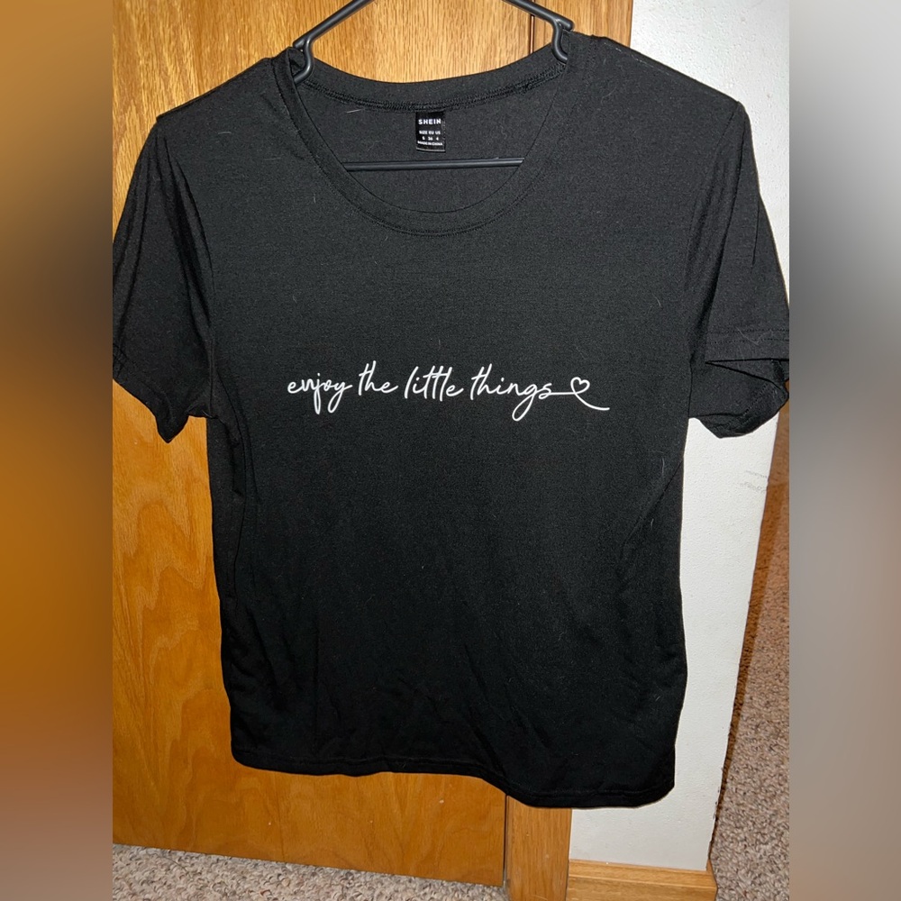 Shein Shirt, Black, Small